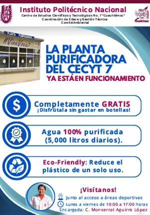 Purificadora CECyT 7