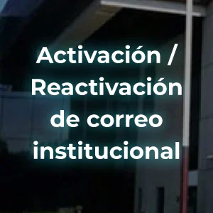 Activación de correo