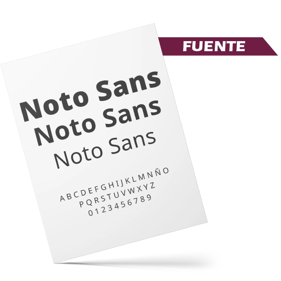 Fuente Noto Sans